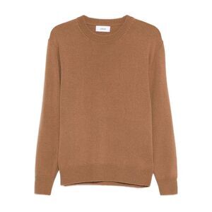 LARDINI Men's Classic Crew Neck Knit Sweater Men BROWN Sweaters & Cardigans